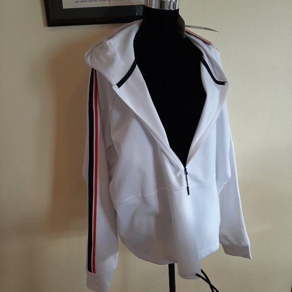 Reebok Speedwick Wicking White Athletic Jacket - Picture 3 of 13